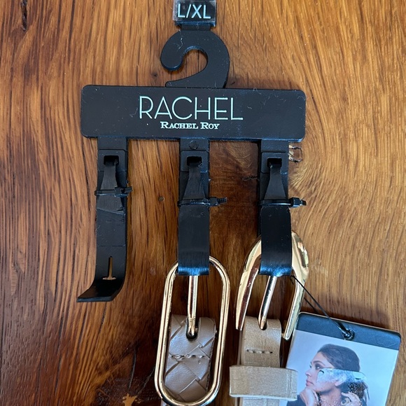 NWT Rachel Roy Variety Two Pack Faux Leather Fashion Skinny Belts Women’s L/XL - Picture 4 of 5